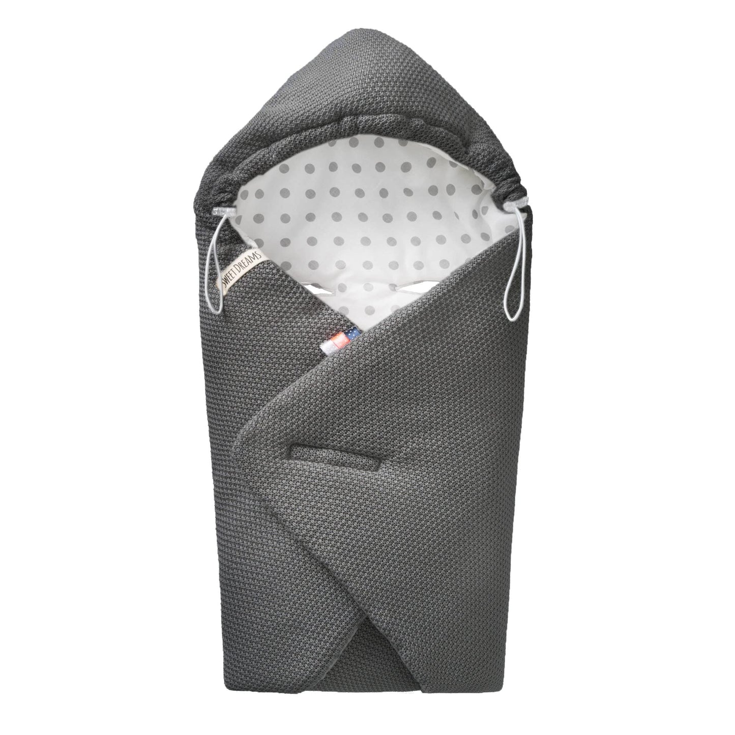 Baby Einschlagdecke Babyschale Winter Strickdecke Kinderwagendecke Fußsack Baby 100% Baumwolle mit Füllung Universal für Kinderwagen Buggys Frühling Maxi Cosi 3 Punkt Gurt Beige Grau(39) (Senfgelb)