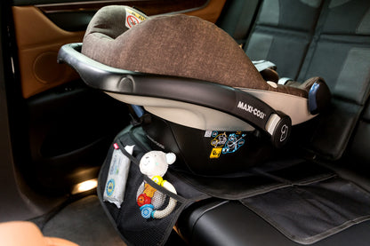 HerzensKind® Kindersitzunterlage Auto – Rutschfester & wasserabweisender Sitzschoner Auto Kindersitz mit ISOFIX – Universell passend für Leder- & Stoffsitze